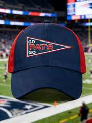 Unisex Go Pats Go! Print Football Fans Gameday Hat