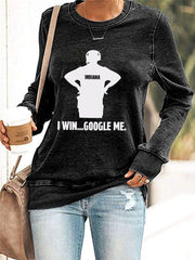 Women's college American football sweatshirt