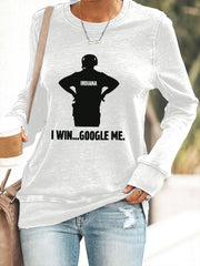 Women's college American football sweatshirt