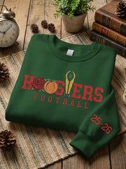 Women's college American football sweatshirt