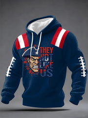 Men's They Not Like Us Gift For Football Fans Gameday Casual Checkered Hoodie