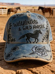 Vintage Western Cowboy Baseball Cap