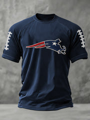 Men's Football Fans Gameday Casual Short Sleeve T-shirt