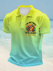 Men's It‘s 5 O'clock Everywhere Ptinted polo shirt