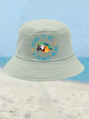 Unisex Born to Be a Parrot Head Print Hat