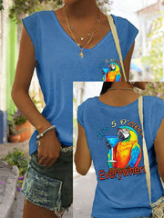 Women's It‘s 5 O'clock Everywhere coloured cotton T-shirt