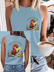 Women's having a good lime Vests