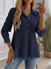 Women's Casual Elegant Solid Color Shirt