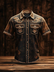 Men's Western Yoke Short Sleeve Shirt