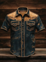 Men's Western Yoke Short Sleeve Shirt