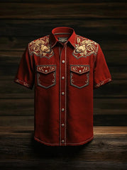 Men's Western Yoke Short Sleeve Shirt
