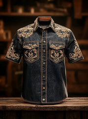 Men's Western Yoke Short Sleeve Shirt