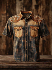 Men's Western Yoke Short Sleeve Shirt