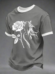 Men's Derby Day Printed Casual T-Shirt