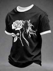Men's Derby Day Printed Casual T-Shirt