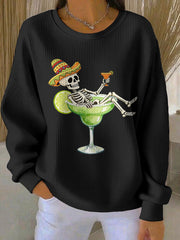 Women's Mexico Art Cinco De Mayo Printed Sweatshirt