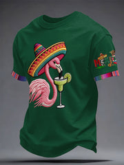 Men's Mexico Art Cinco De Mayo Printed T-shirt