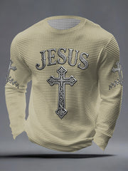 Men's JESUS Waffle Top