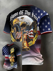 Men's Veteran Memorial Day Printed T-shirt