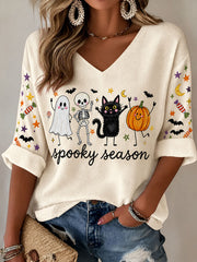 Women's Fall V-Neck Tops