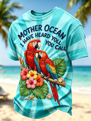 Men's I'm Retired "Mother Ocean, I Hear Your Call" Short Sleeve T-shirt
