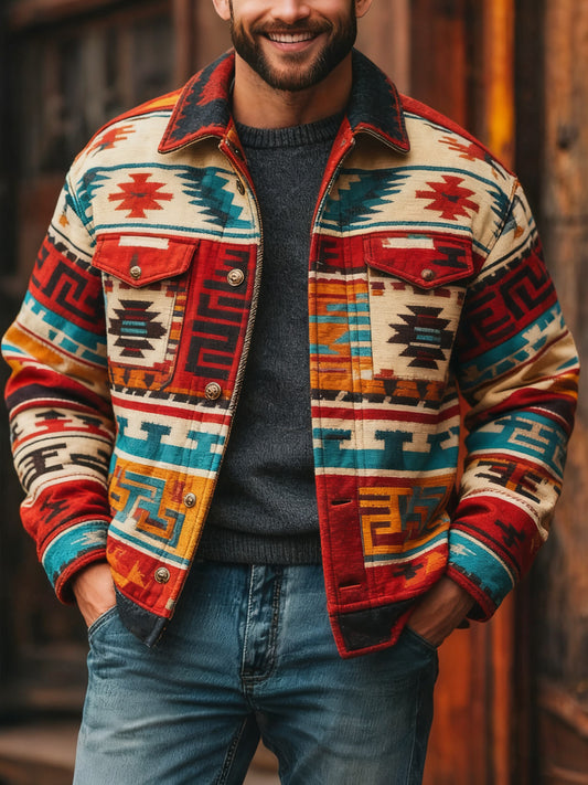 Men's Vintage Western Casual Jacket