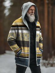 Men's ethnic-style cardigan