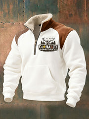 Men's Vintage Western Printed Casual Sweatshirt