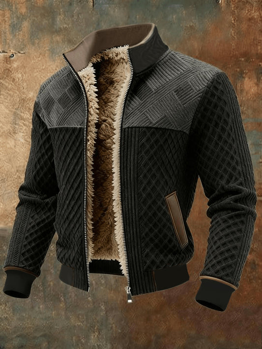 Men's Western Fleece-Lined Jacket