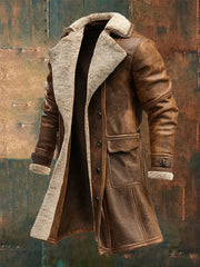 Men's Retro Plush Casual Jacket