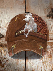 Horse Art Print Casual Unisex Hat