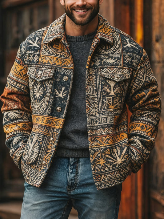 Men's Vintage Western Casual Jacket