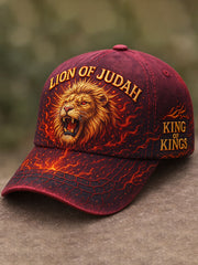 Unisex Lion Of Judah Print Hat