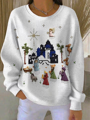 Women's Christmas Print Casual Sweatshirt