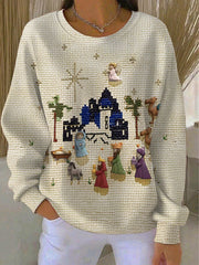 Women's Christmas Print Casual Sweatshirt