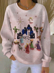Women's Christmas Print Casual Sweatshirt