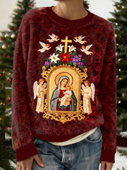 Women's Nativity Flannel Hoodie