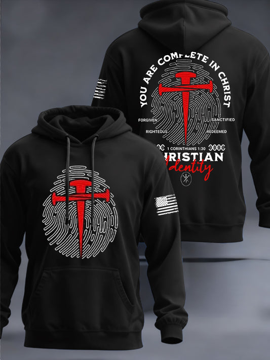 Men's YOU ARE COMPLETE IN CHRIST Hooded Sweatshirt
