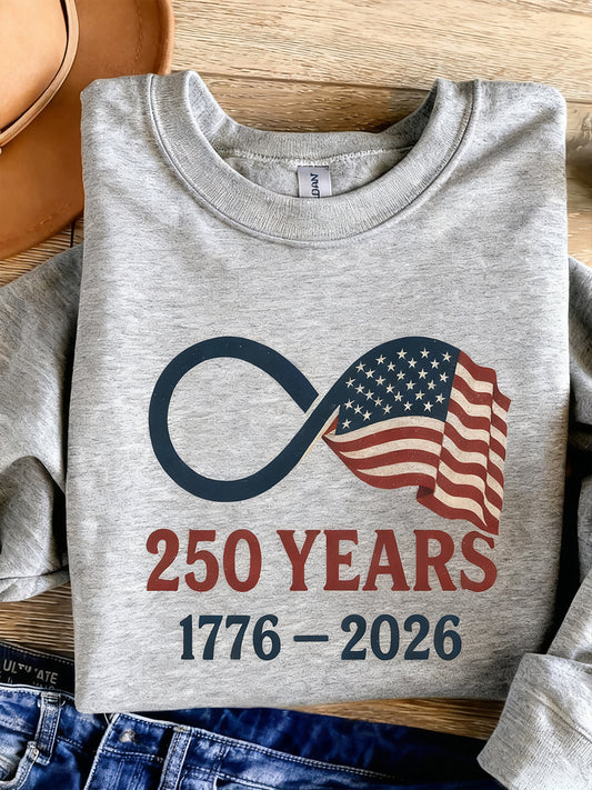 Women's American   Anniversary Sweatshirt