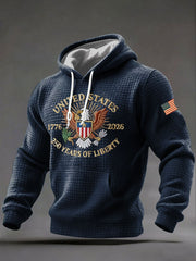 Men's America   Print Casual Hoodie