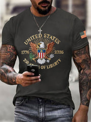 Men's America   Printed Casual T-Shirt