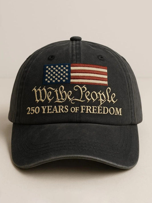 Unisex We The People   Of Freedom Embroidered Hat