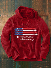 Men's America   Print Casual Hoodie
