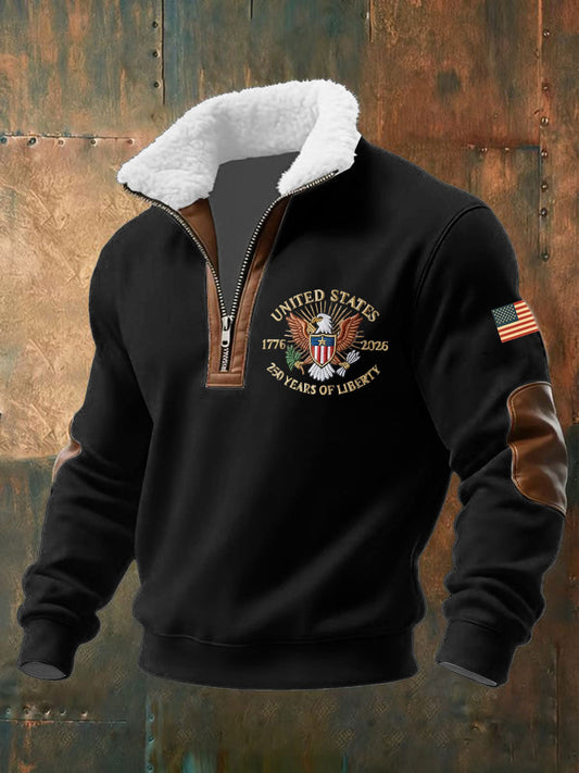 Men's United States   Printed Casual Top