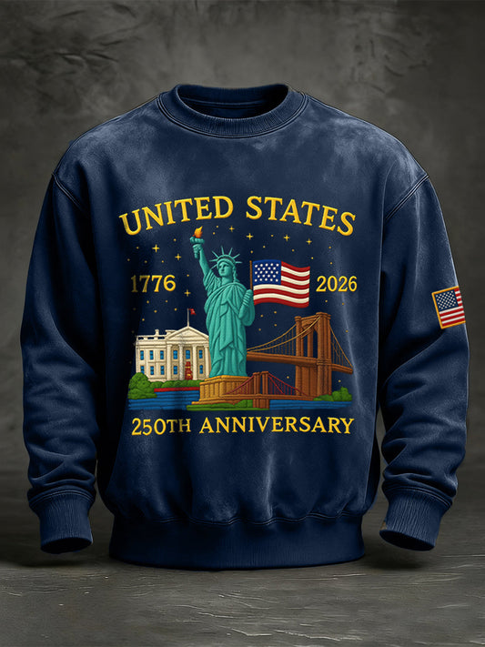 Men's United States  th Anniversary Print Sweatshirt