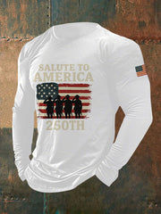 Men's United States   Printed Casual T-Shirt