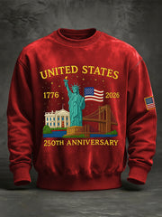 Men's United States  th Anniversary Print Sweatshirt