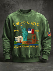 Men's United States  th Anniversary Print Sweatshirt