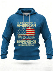 Men's United States   Printed Casual Hoodie