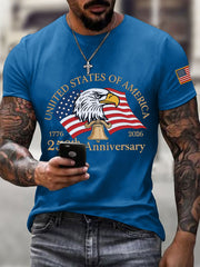 Men's United States of America  th Anniversary Print T-Shirt